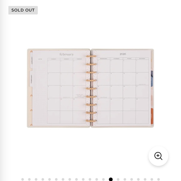 Happy Planner Watercolor Grace with Pink and Gold - Picture 7 of 15